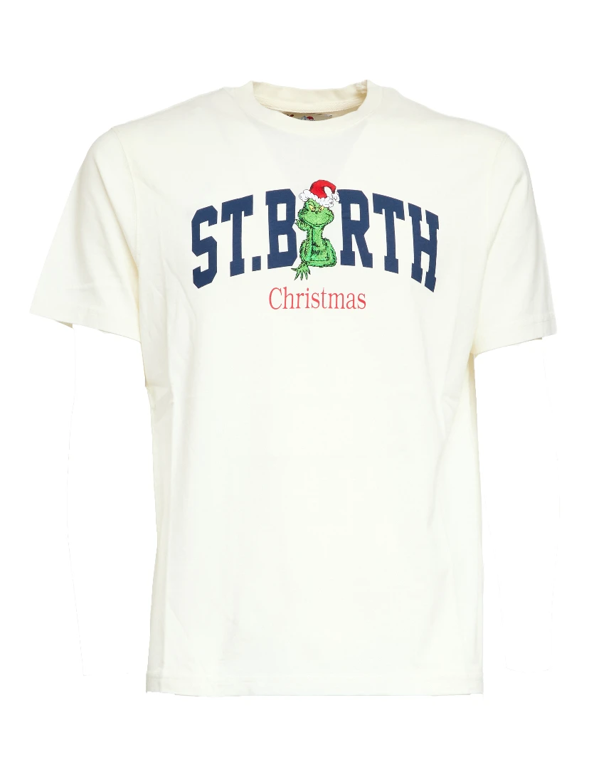T-Shirt Arnott St. Barth Grinch Christmas In Cotone Pesante
