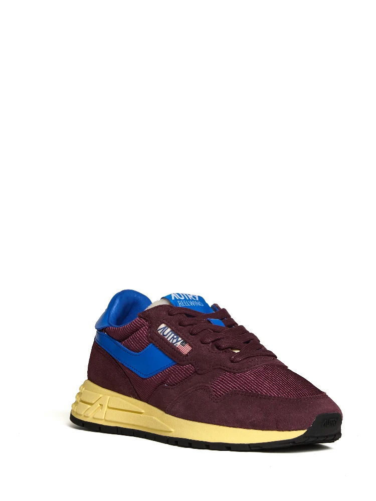 Sneakers Reelwind Low In Mesh E Suede Taupe, Vinaccio, Bluette alternative