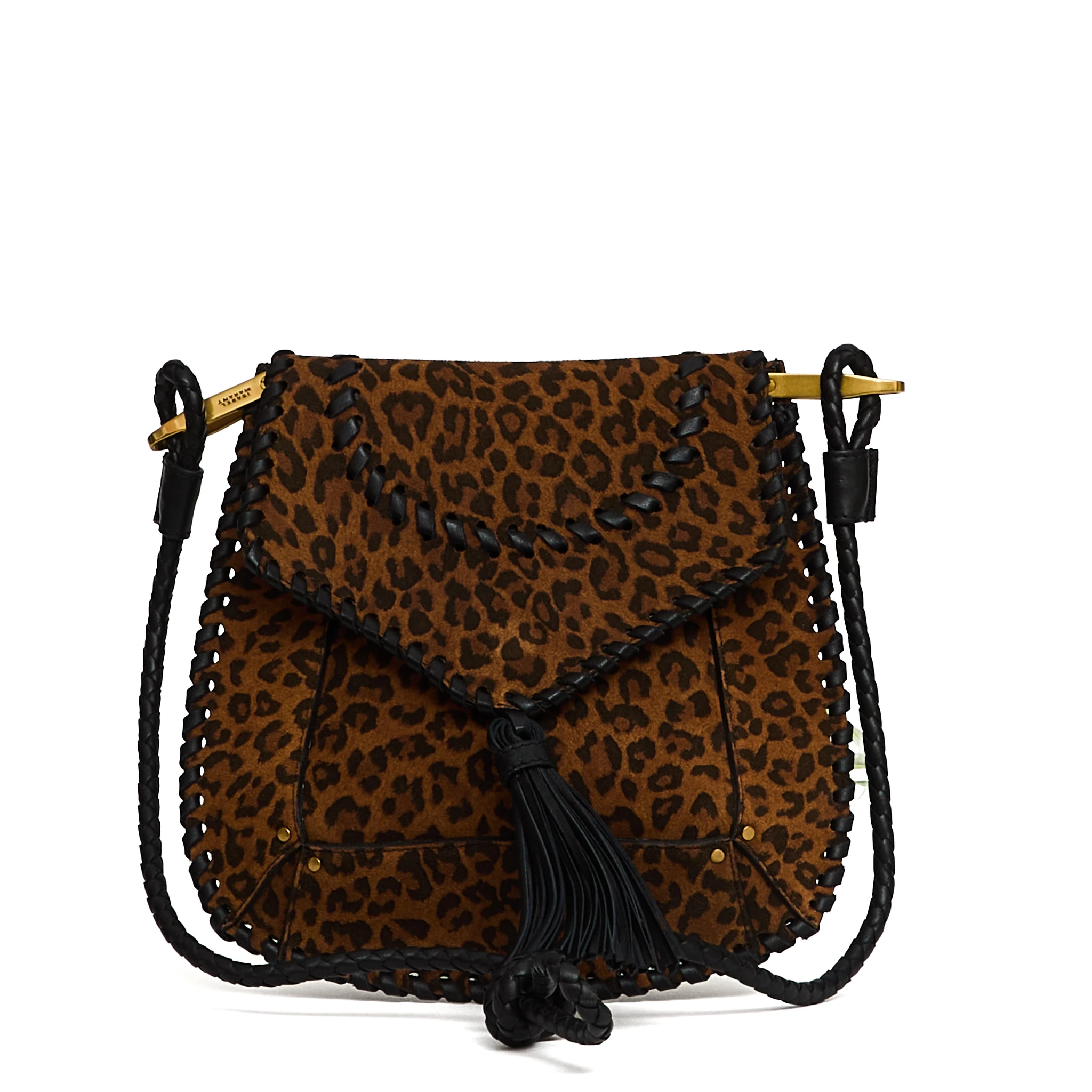 Borsa A Tracolla Anahi In Pelle Leopardata