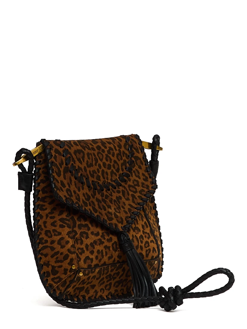 Borsa A Tracolla Anahi In Pelle Leopardata