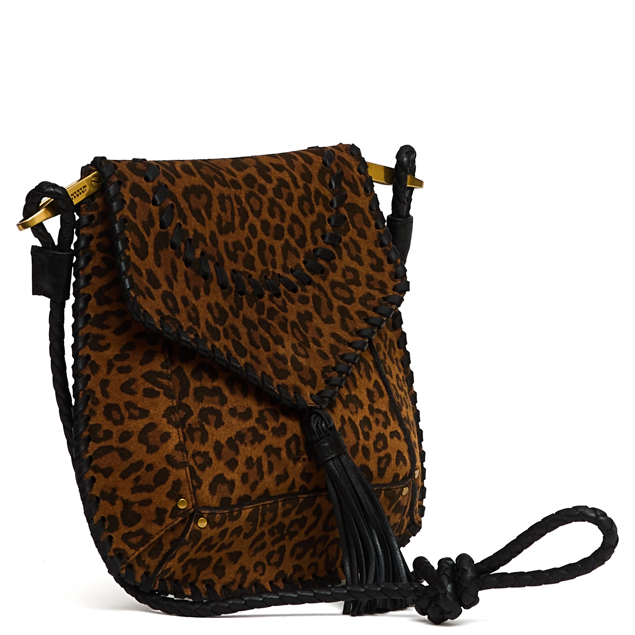 Borsa A Tracolla Anahi In Pelle Leopardata