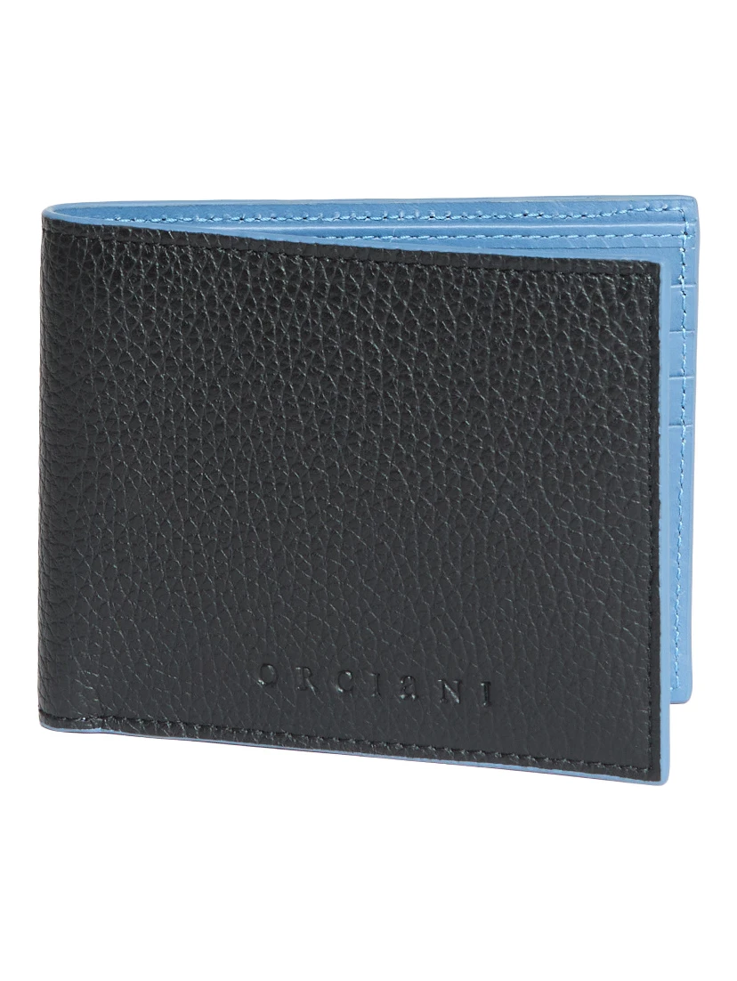 Portafoglio Micron Bicolore In Pelle