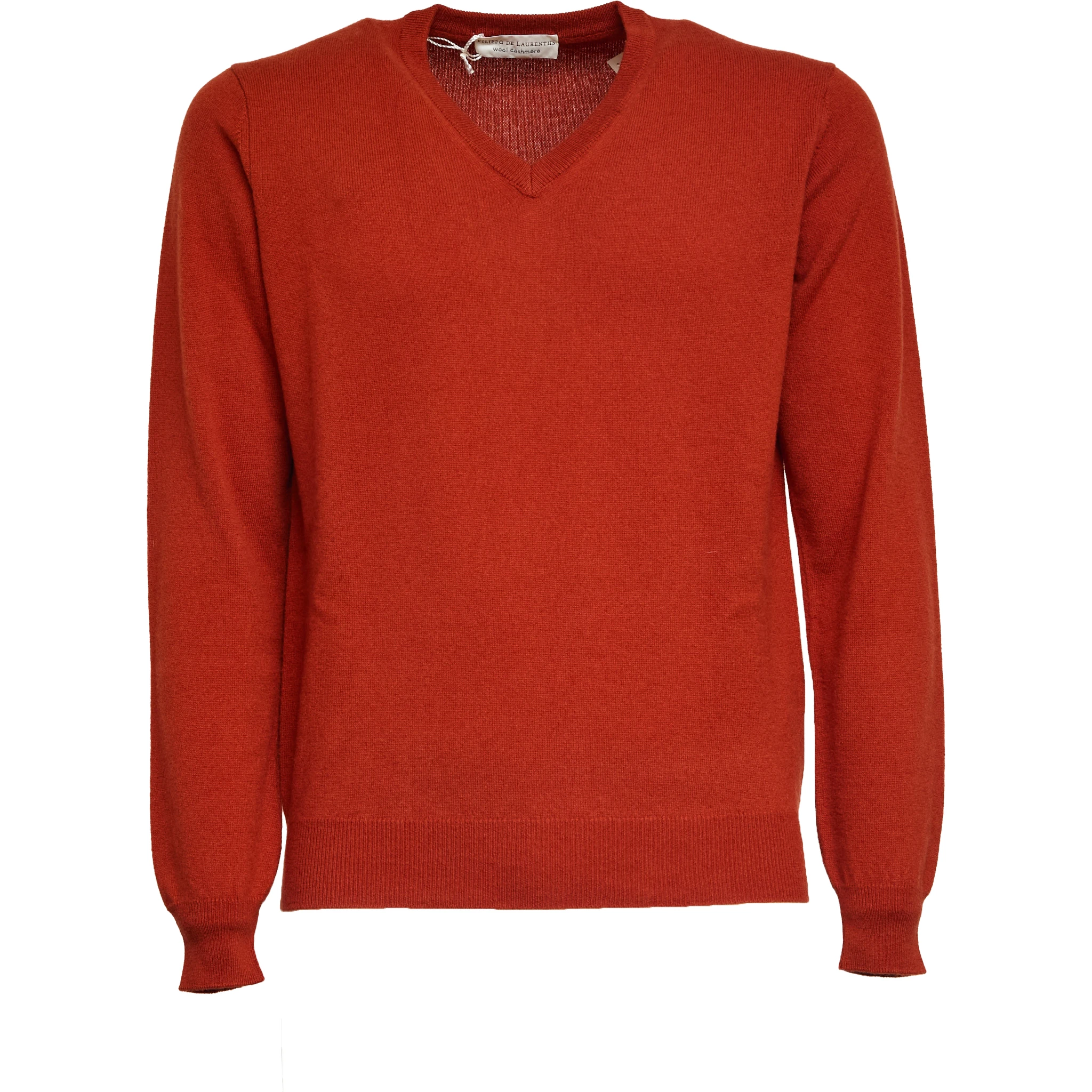 Maglia Scollo V In Lana, Cashmere