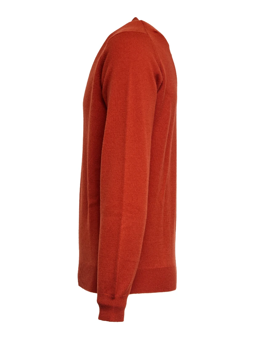Maglia Scollo V In Lana, Cashmere