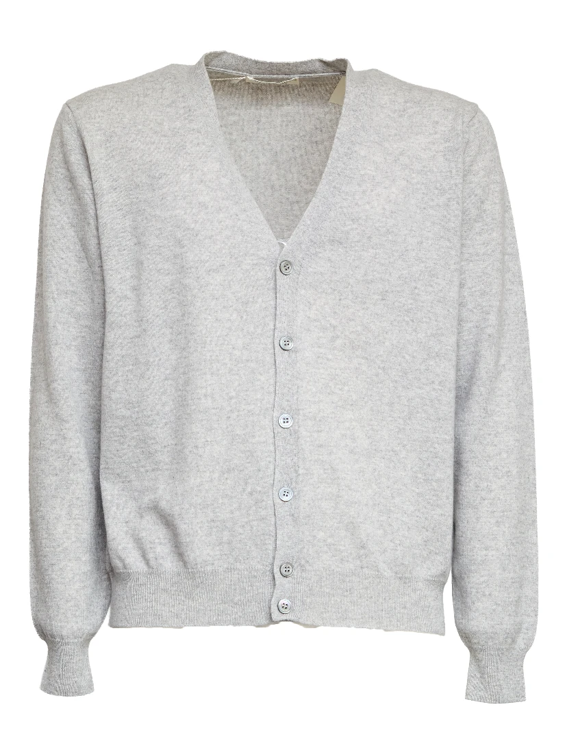 Cardigan In Lana, Cashmere