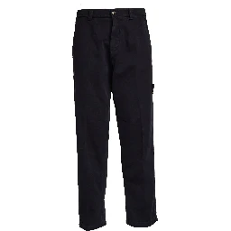 Pantaloni Stretch Organic Cotton Broken Twill Old Effect