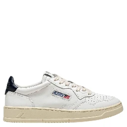 Sneakers Medalist Low In Pelle Bianca, Space