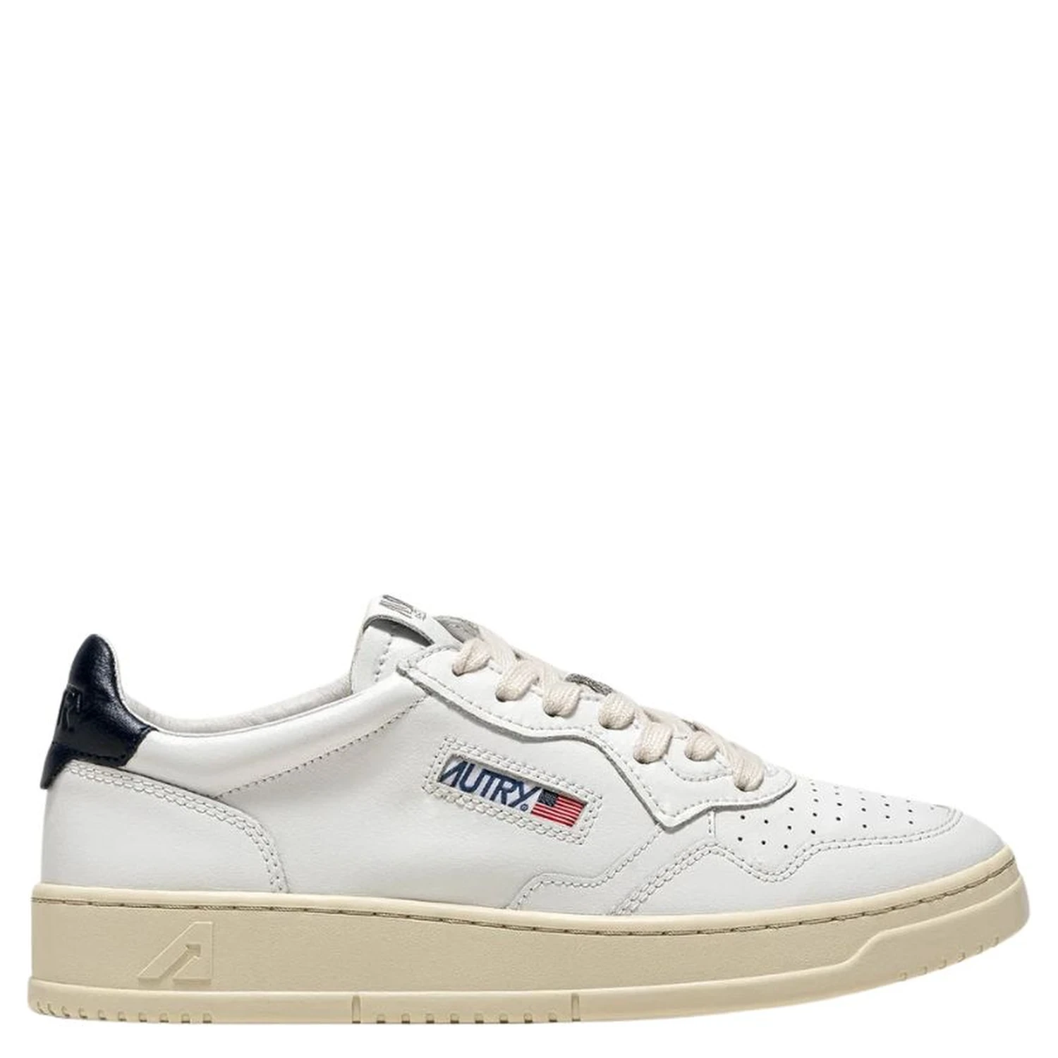 Sneakers Medalist Low In Pelle Bianca, Space