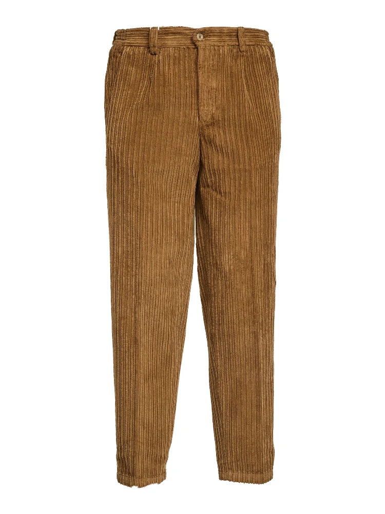 Pantaloni In Velluto Costa Roccia