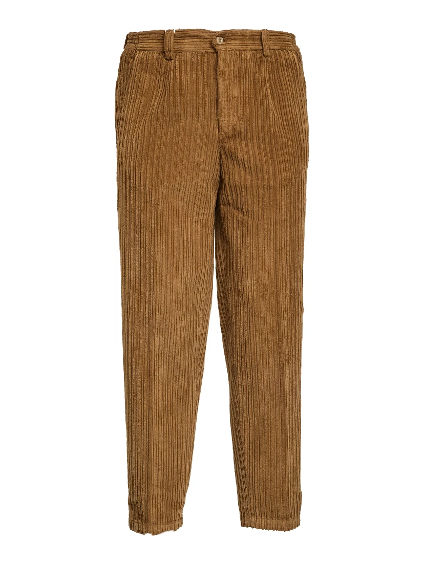 Pantaloni In Velluto Costa Roccia