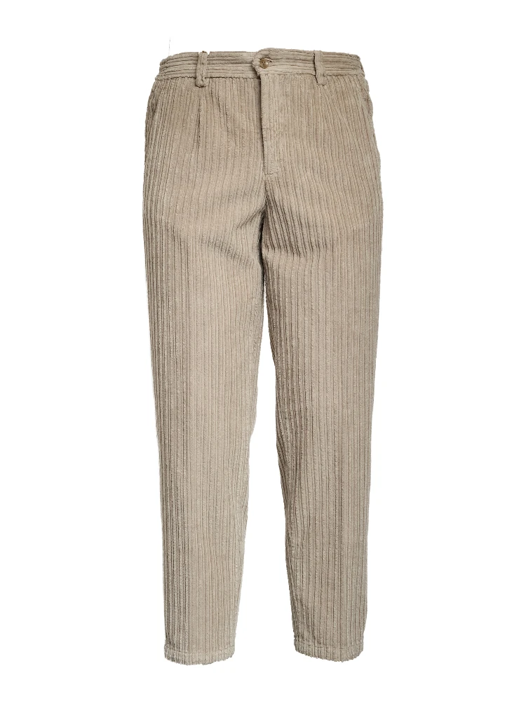 Pantaloni In Velluto Costa Roccia