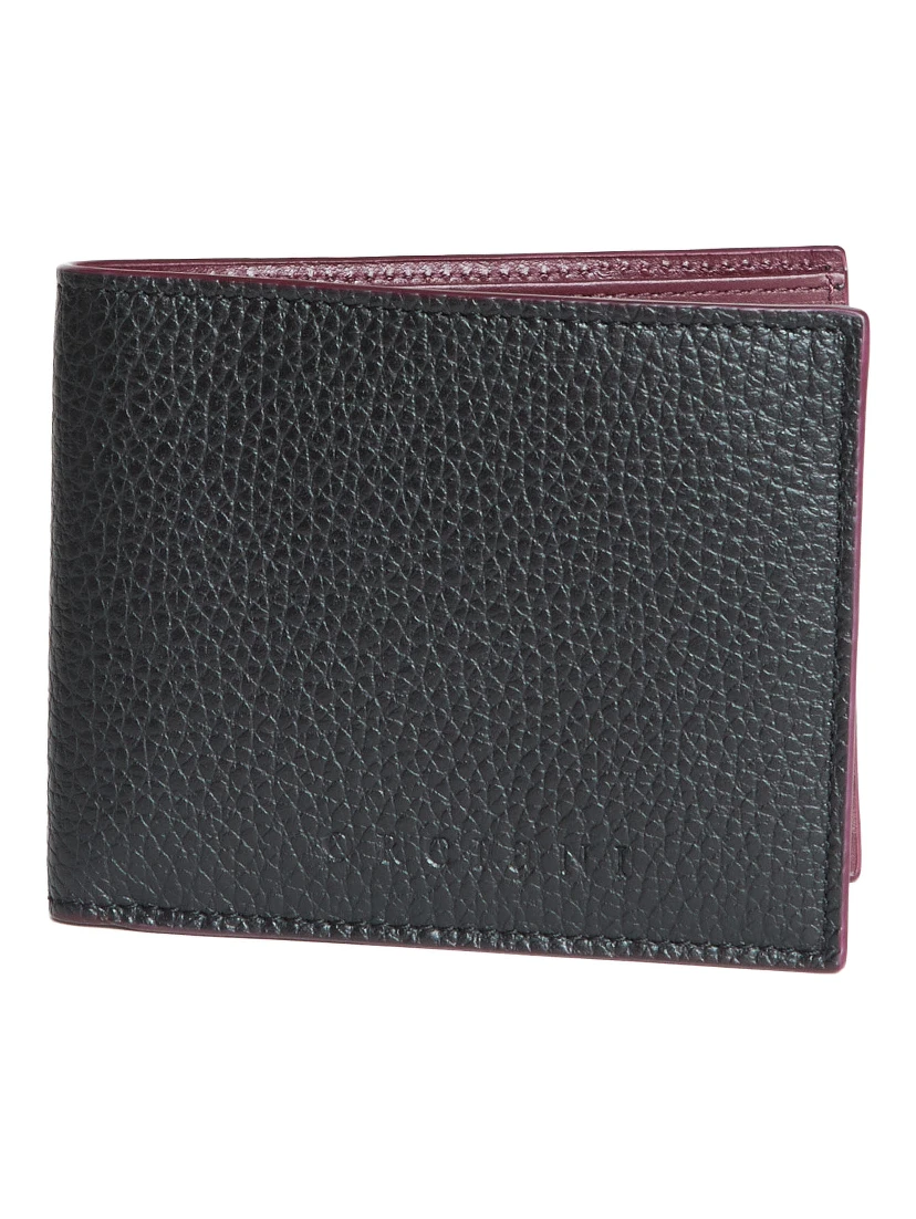 Portafoglio Micron Bicolore In Pelle