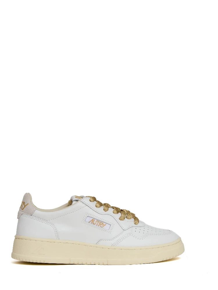 Sneakers Medalist Low In Pelle Bianca