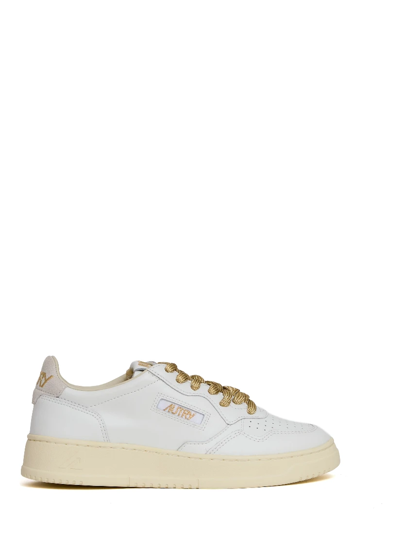 Sneakers Medalist Low In Pelle Bianca