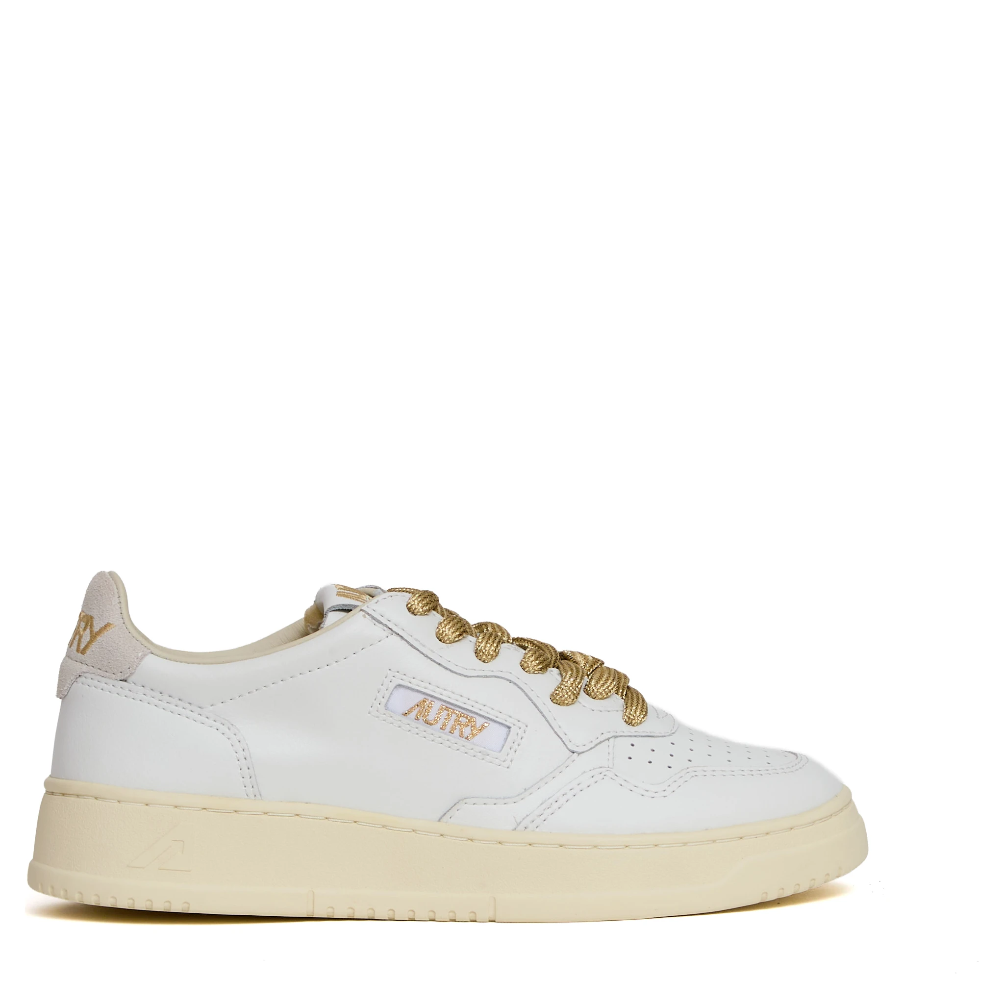 Sneakers Medalist Low In Pelle Bianca