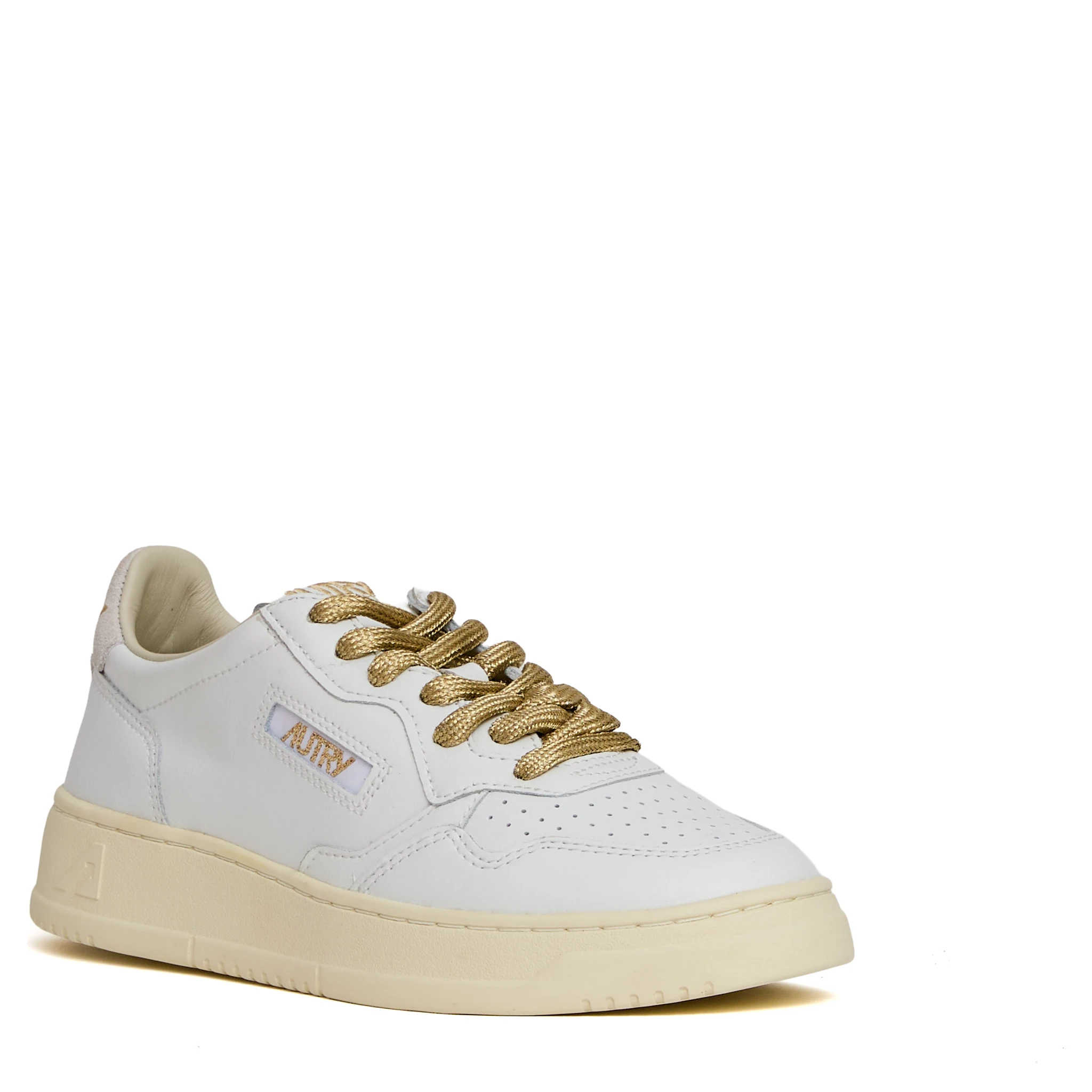 Sneakers Medalist Low In Pelle Bianca