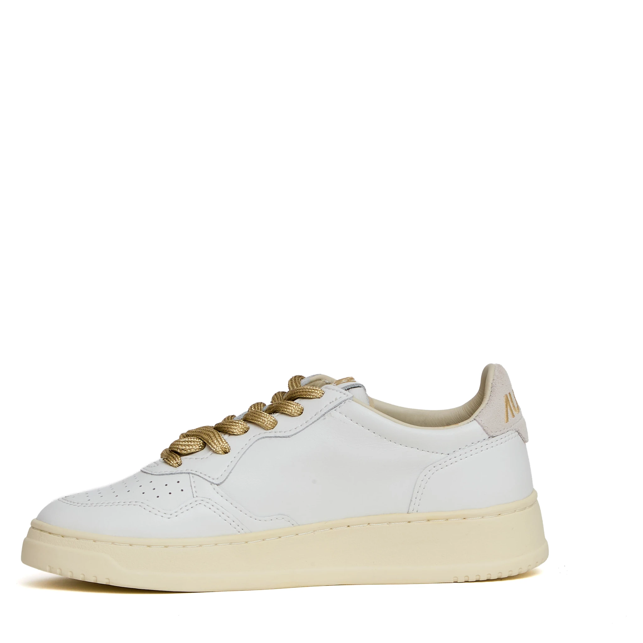 Sneakers Medalist Low In Pelle Bianca