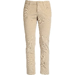 Pantaloni Nick Sim Fit Cinque Tasche In Velluto