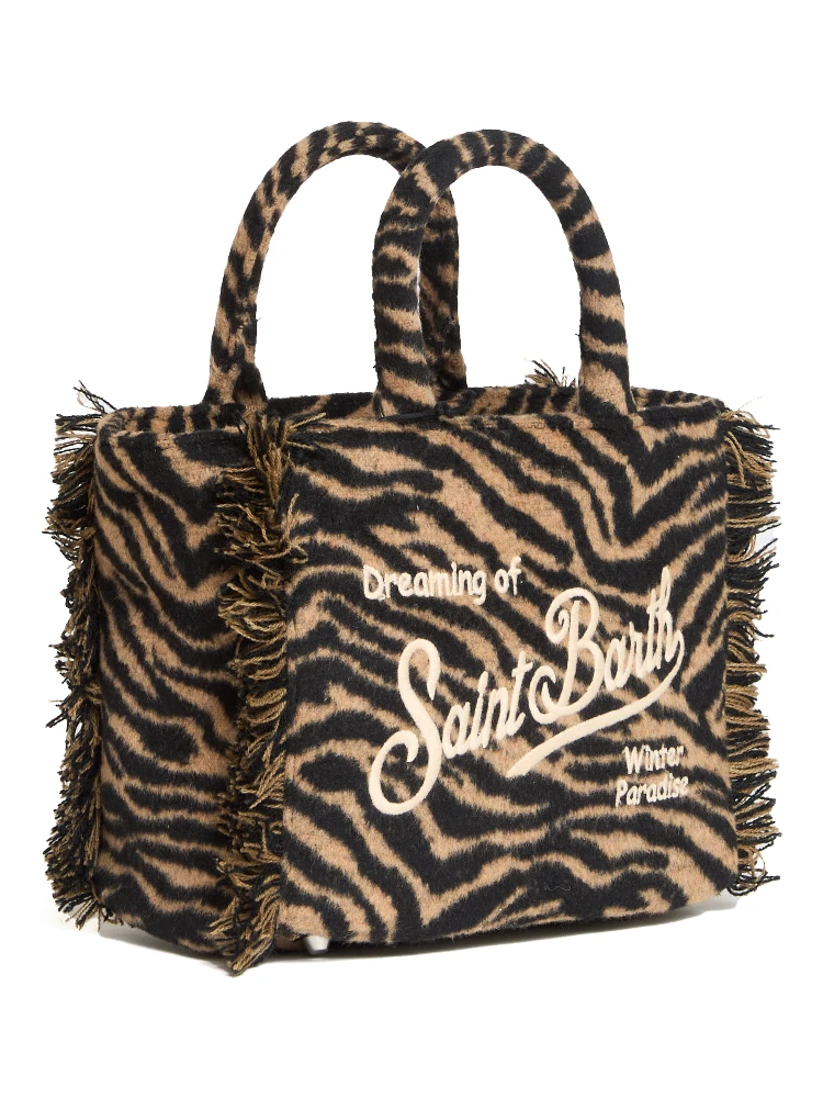 Borsa Vanity Mini In Feltro Zebrata alternative