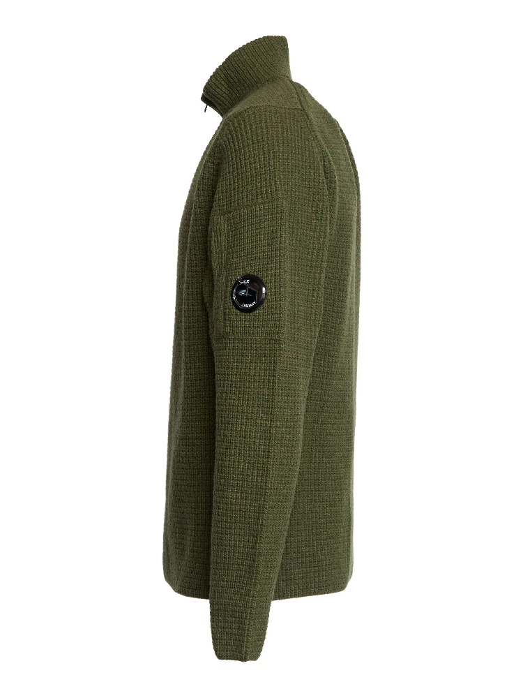 Polo Collar In Lambswool GRS Knit alternative