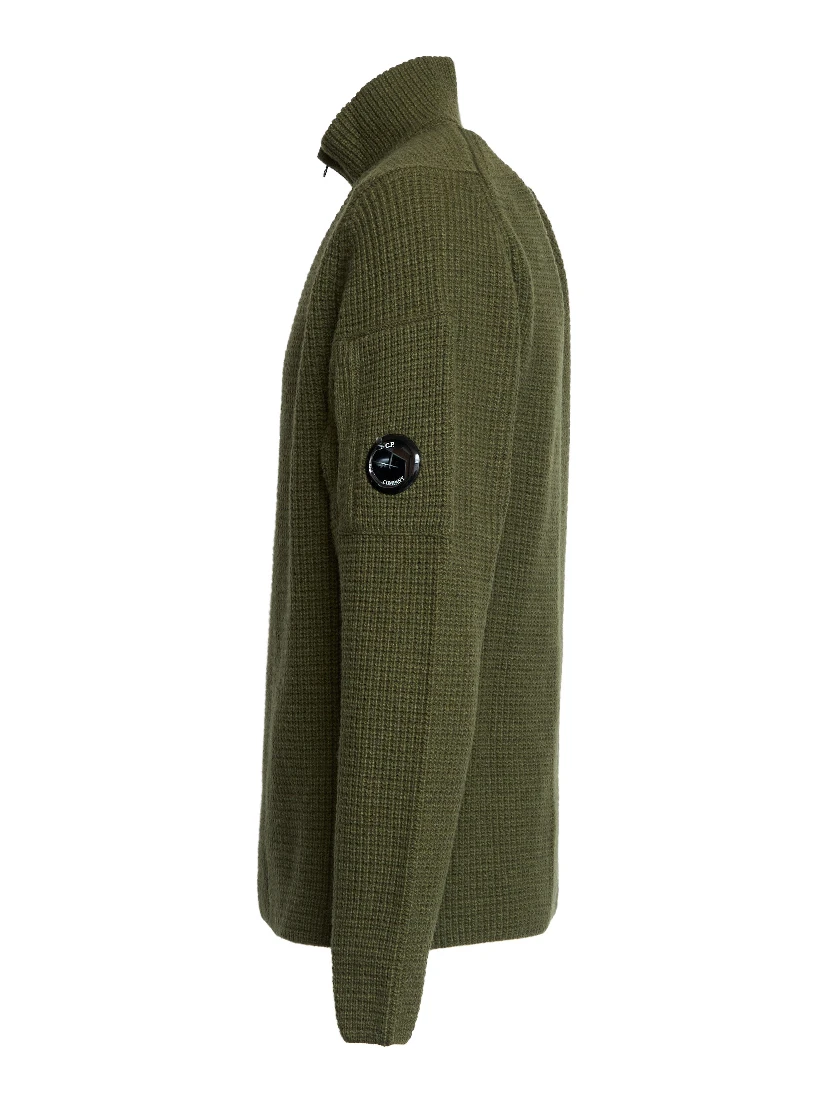 Polo Collar In Lambswool GRS Knit