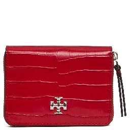 Portafoglio Piccolo Con Zip Kira Effetto Coccodrillo