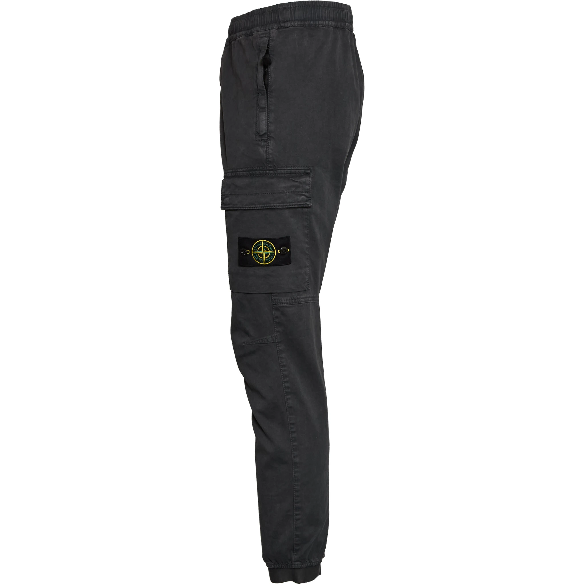 Pantaloni Stretch Organic Broken Twill Cotton 'Old' Effect