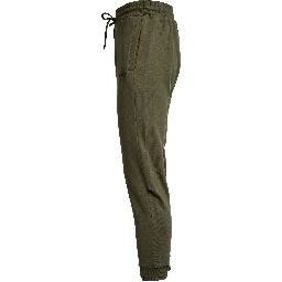 Pantaloni In Felpa Verde Oliva