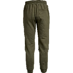 Pantaloni In Felpa Verde Oliva