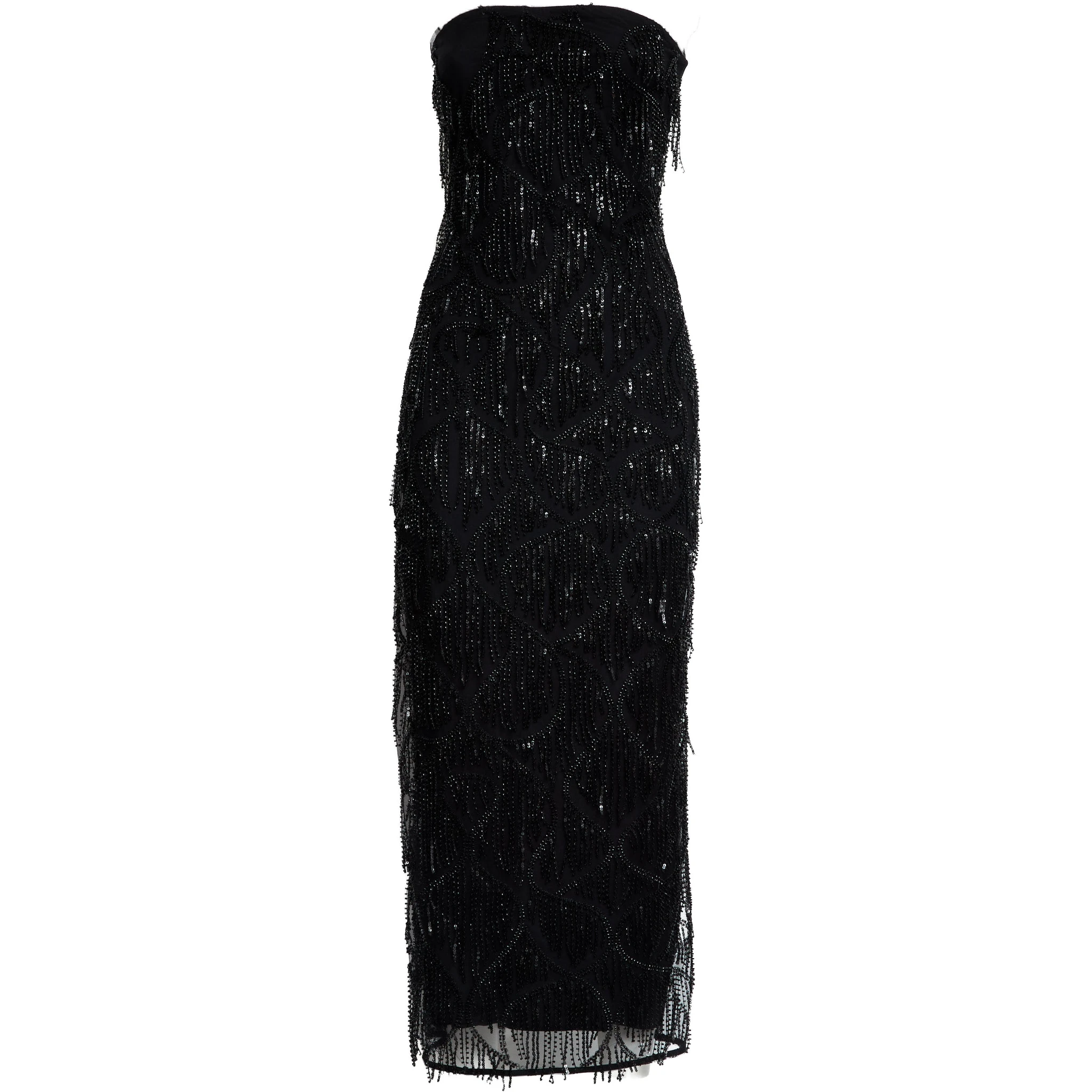 Abito Albertina A Tubino Midi Con Paillettes