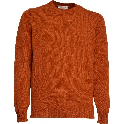 Maglia Girocollo In Lana, Cashmere