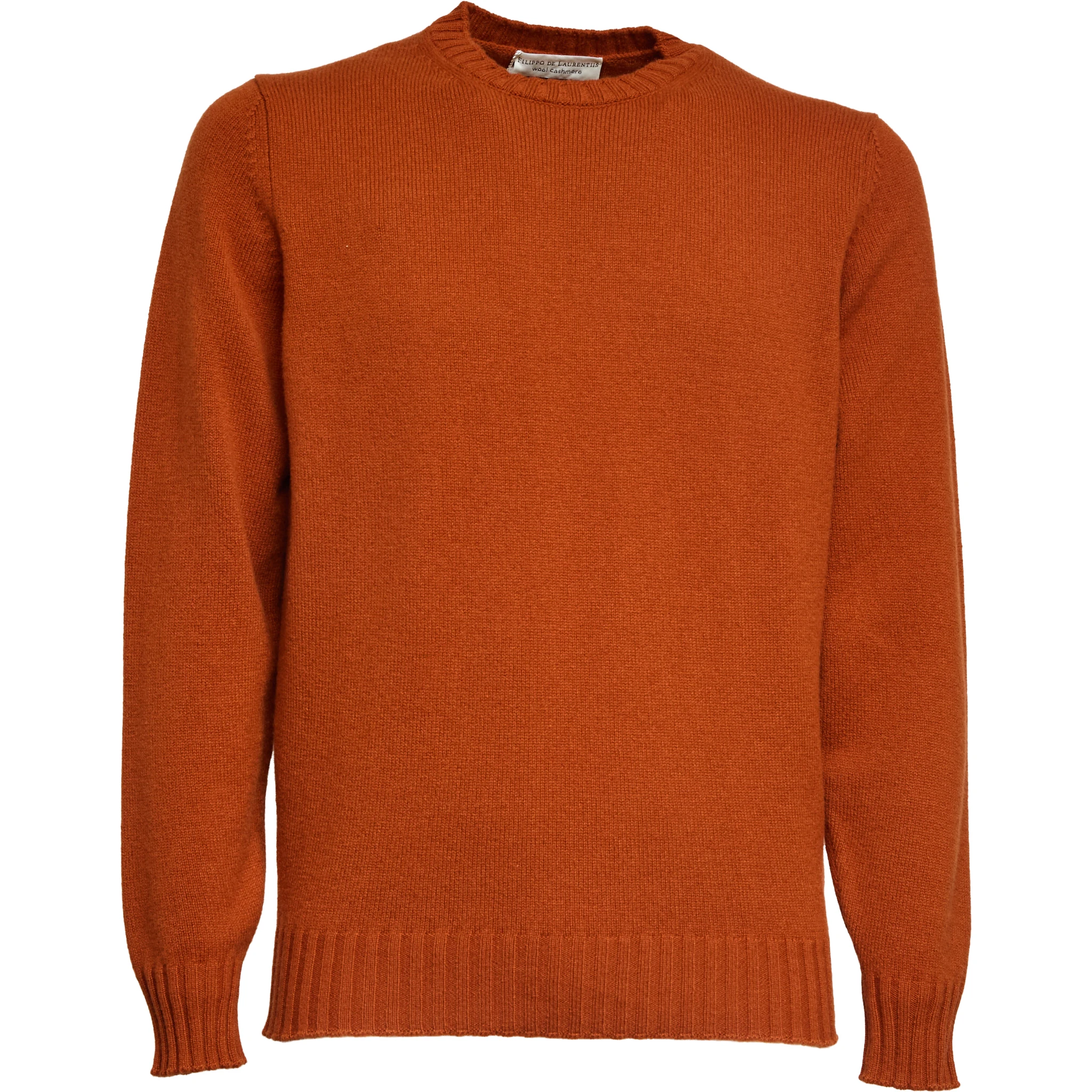 Maglia Girocollo In Lana, Cashmere