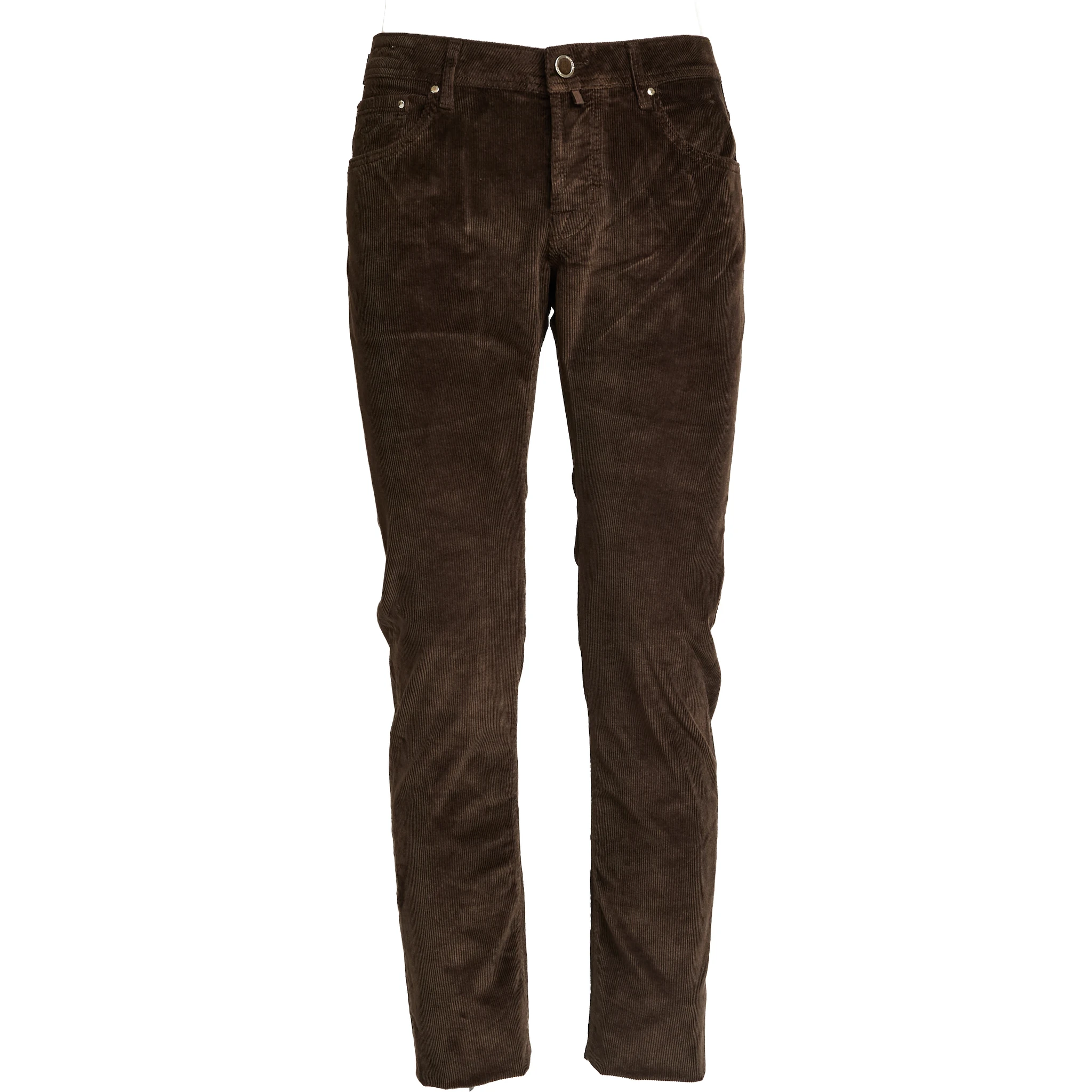 Pantaloni Nick Sim Fit Cinque Tasche In Velluto