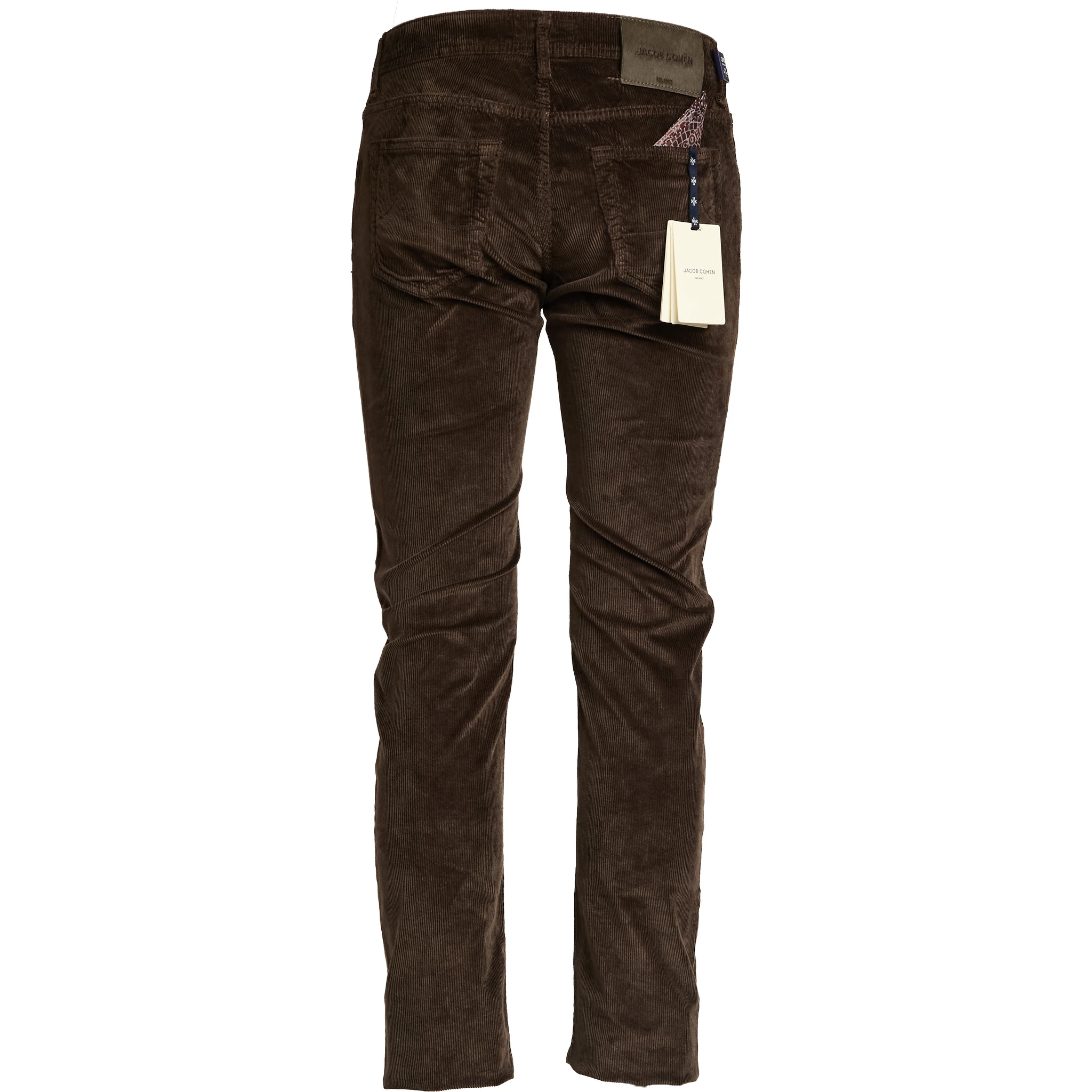 Pantaloni Nick Sim Fit Cinque Tasche In Velluto