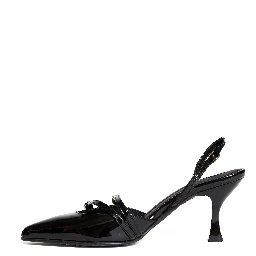 Décolleté Joelle in Pelle Onix