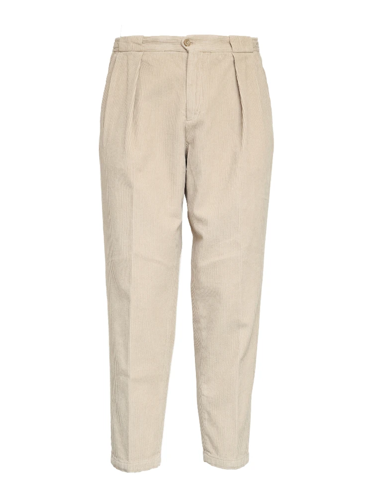 Pantaloni Portobello A Gamba Larga In Velluto