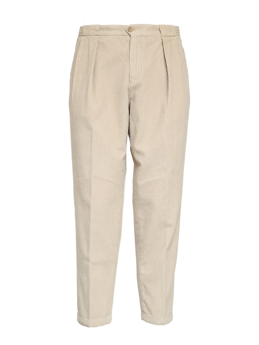 Pantaloni Portobello A Gamba Larga In Velluto