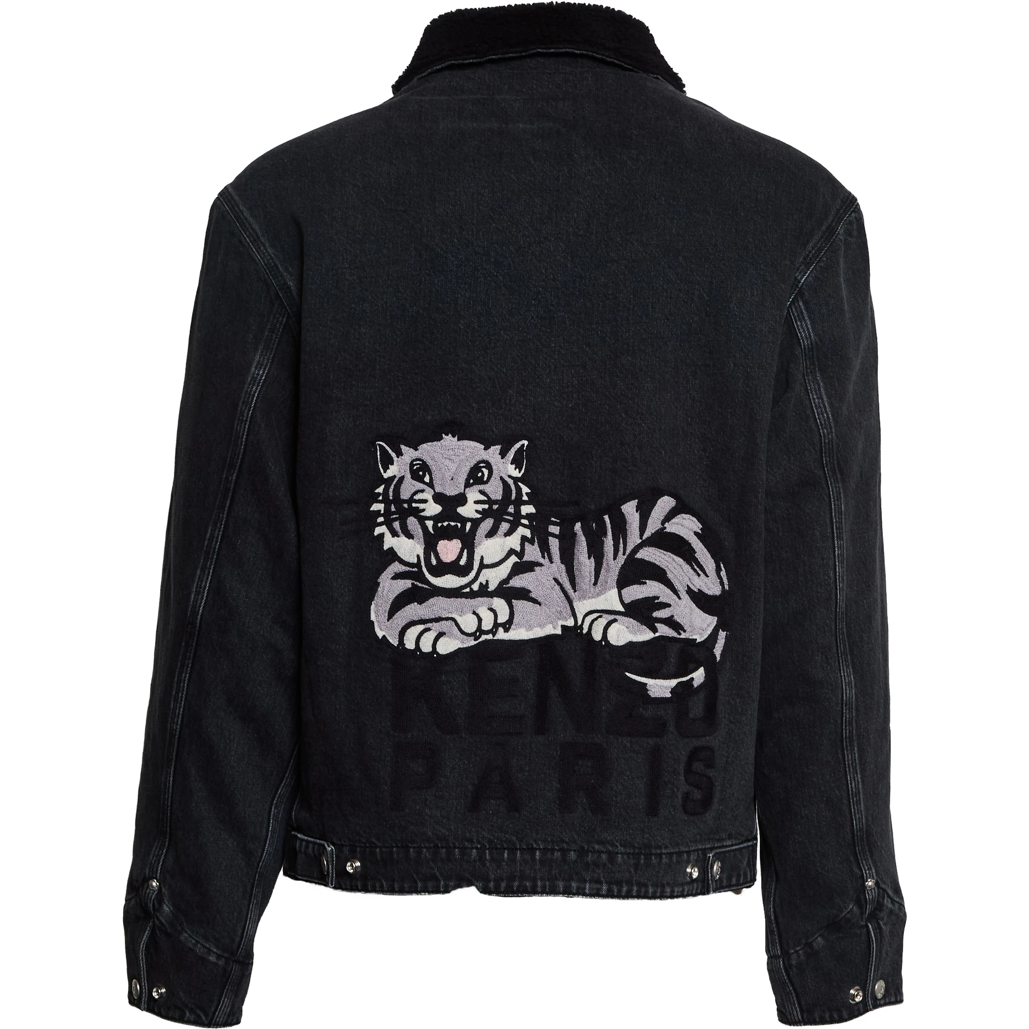 Giubbotto Denim Kenzo Happy Tiger Utility Fleece
