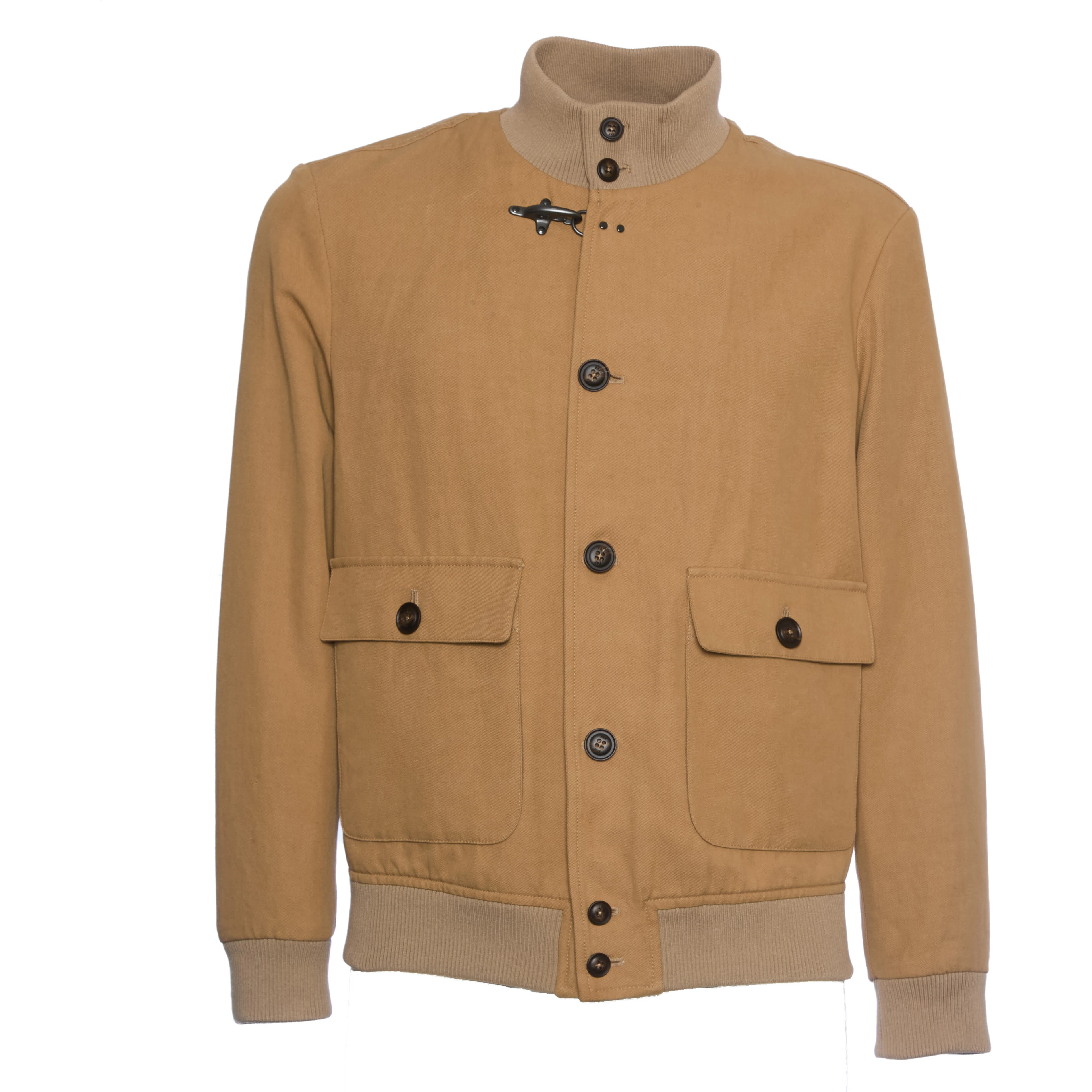 Bomber In Twill Di Cotone E Lino