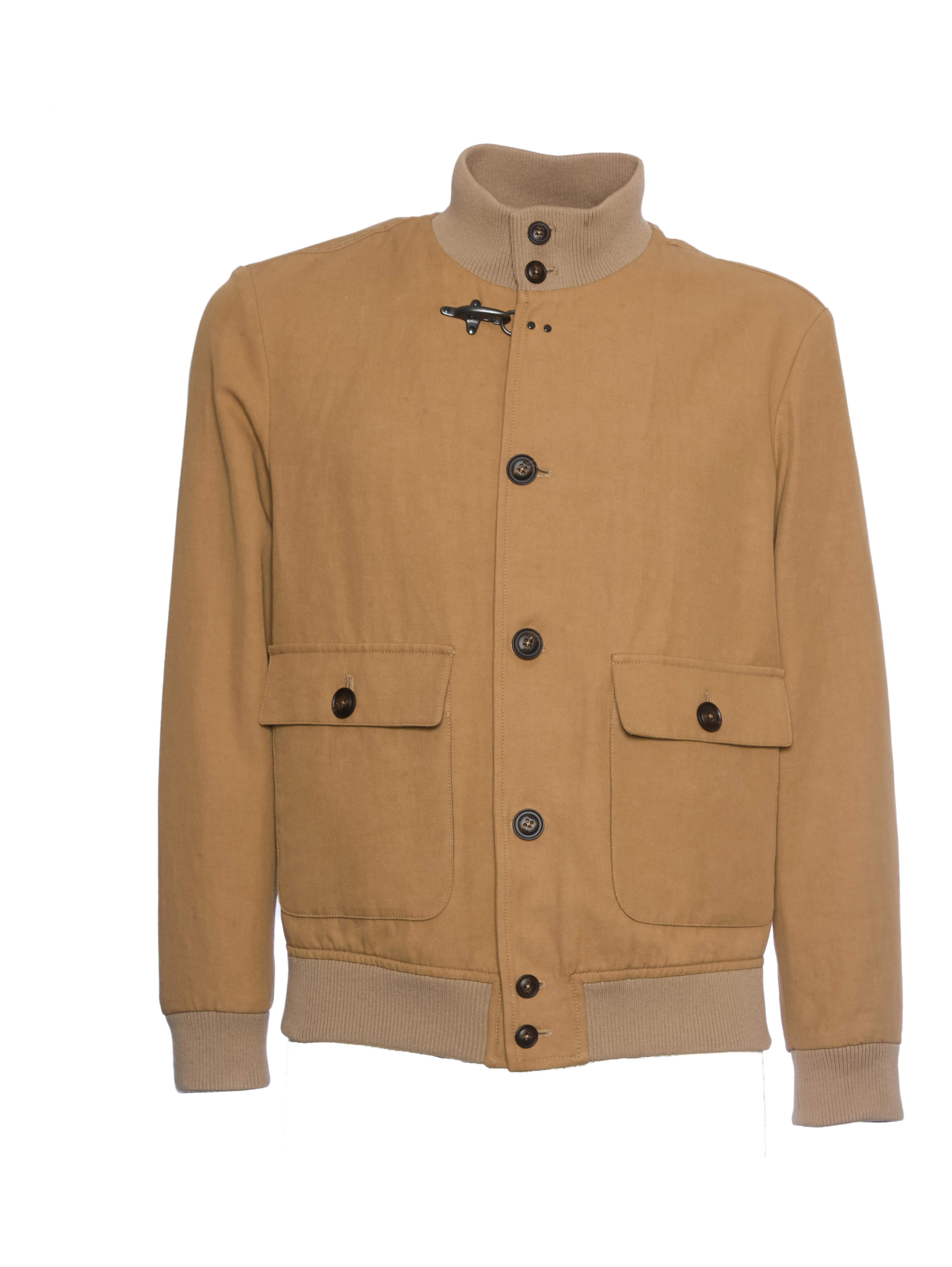 Bomber In Twill Di Cotone E Lino