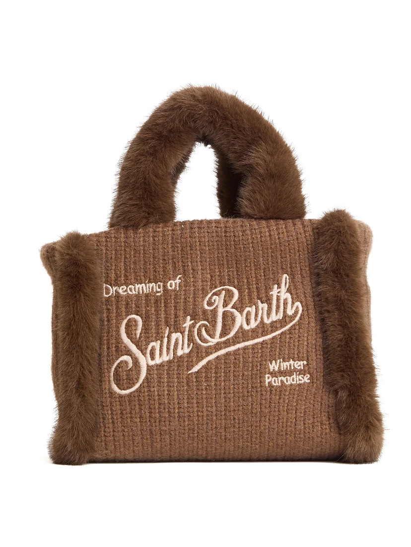 Borsa Vanity Mini In Shearling