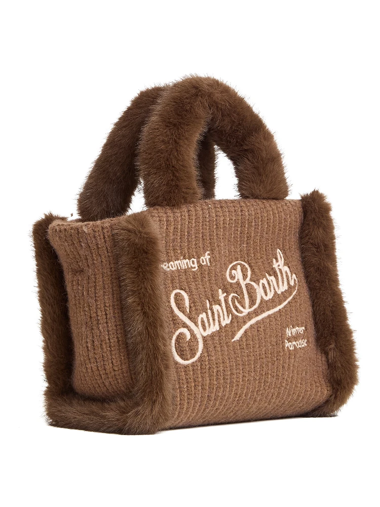 Borsa Vanity Mini In Shearling alternative