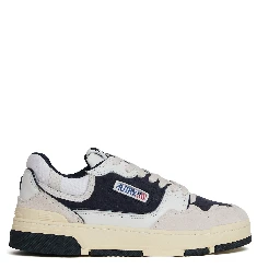 Sneakers CLC Low In Pelle E Suede Bianco, Space