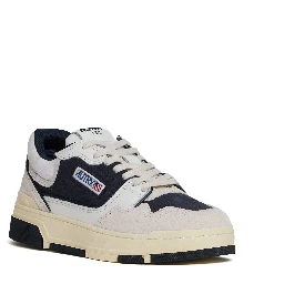 Sneakers CLC Low In Pelle E Suede Bianco, Space