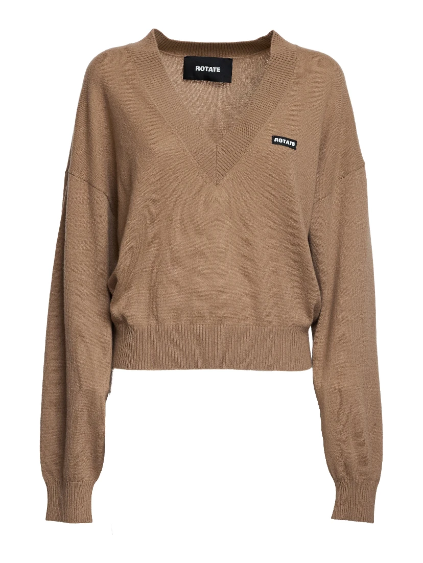 Maglione Sallio Lavorato A Maglia Con Scollo V