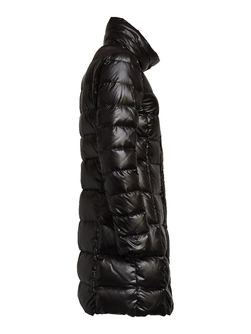 Piumino Urban Lungo Con Collo A Cratere