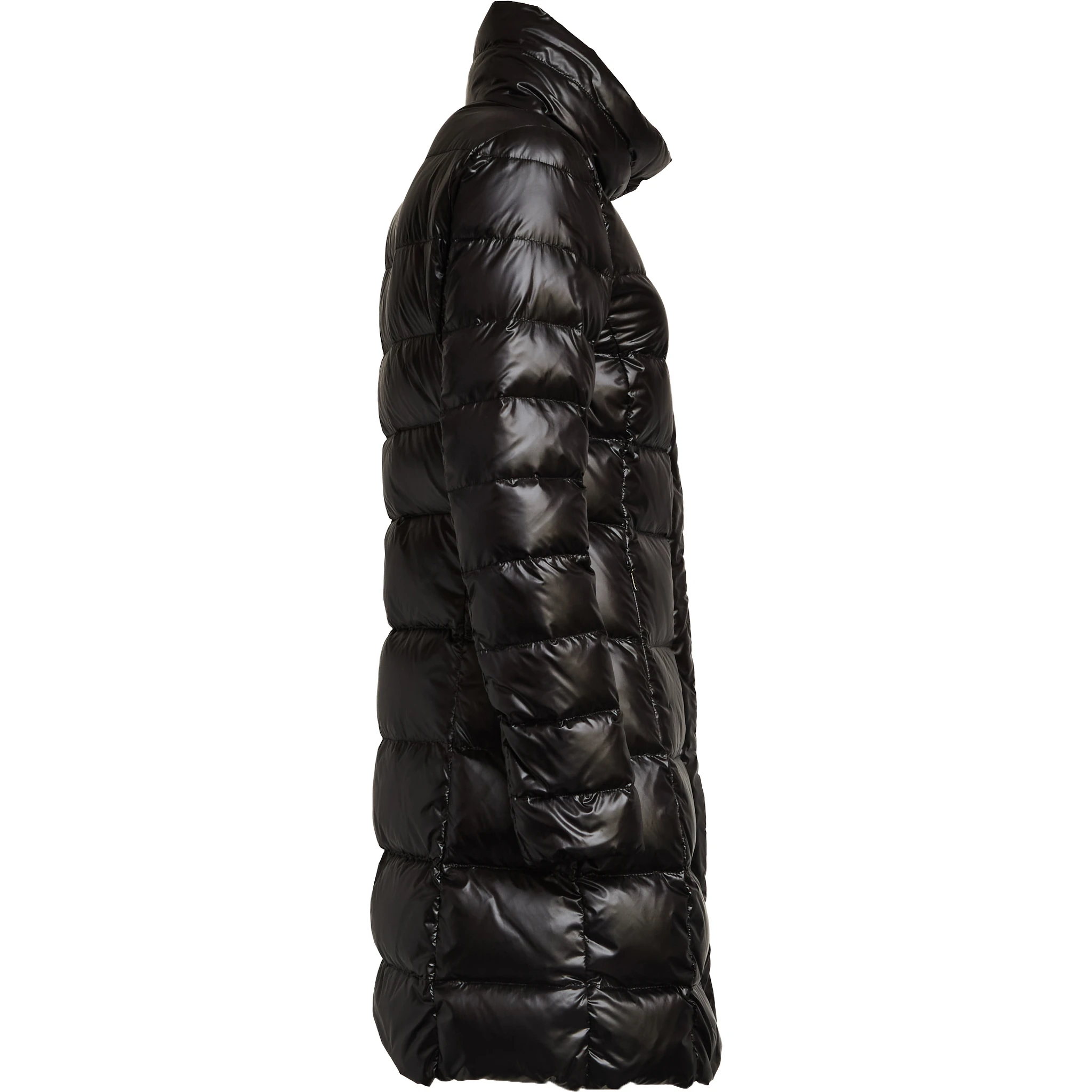 Piumino Urban Lungo Con Collo A Cratere