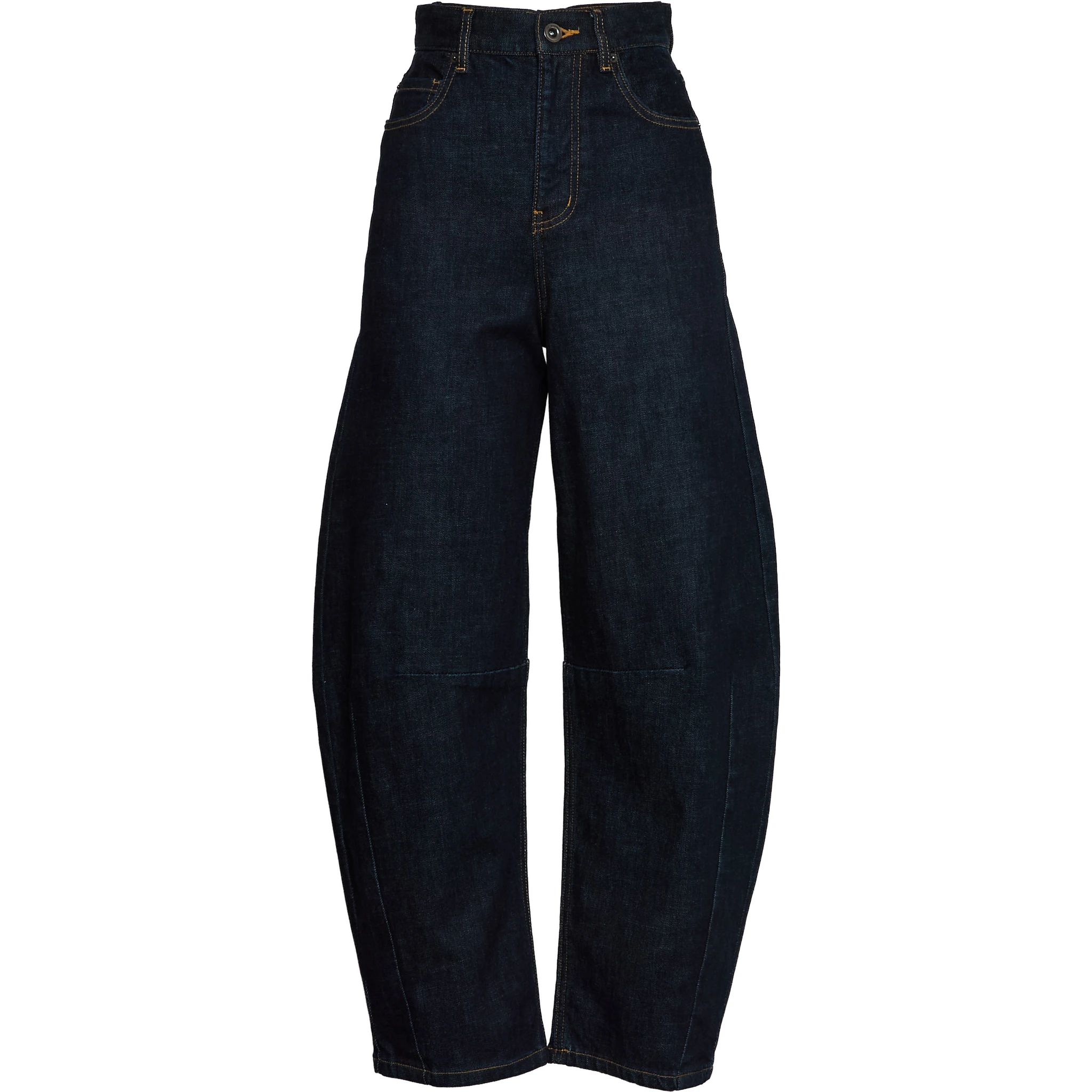 Indigo Barrel Leg Jeans