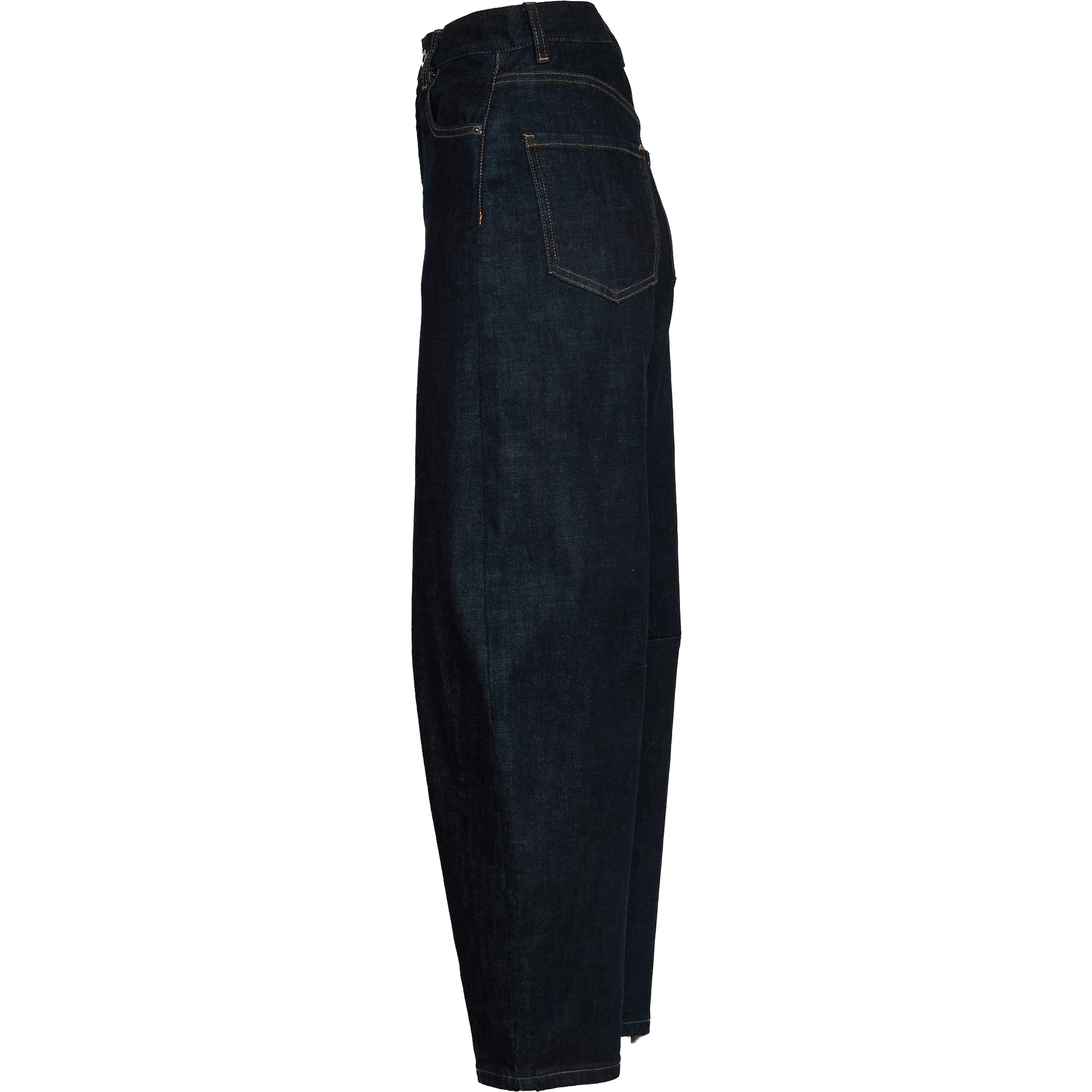 Indigo Barrel Leg Jeans