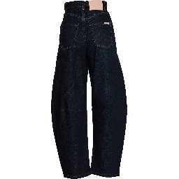 Indigo Barrel Leg Jeans